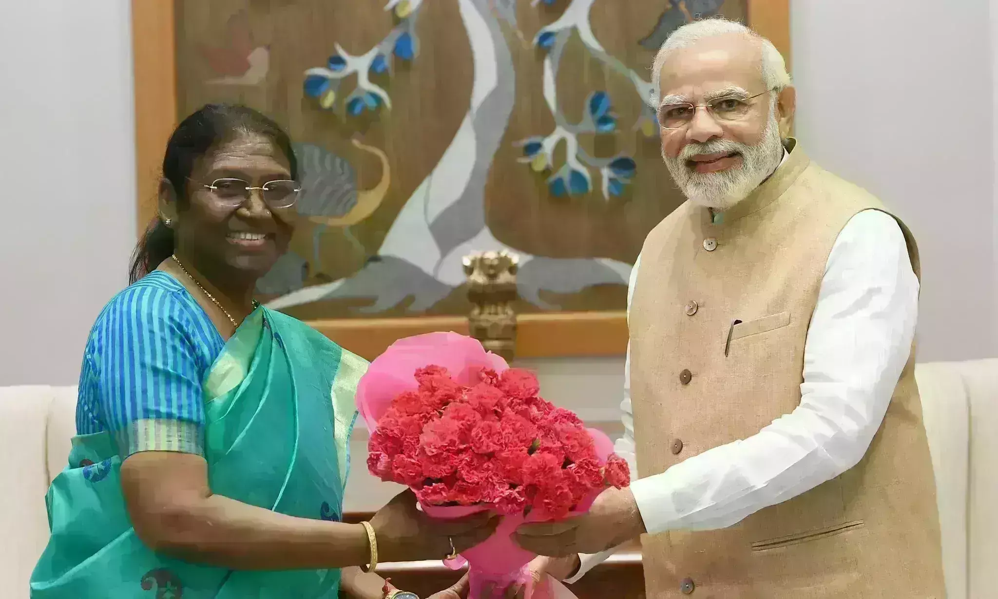 द्रौपदी मुर्मू ने प्रधानमंत्री, ग्रहमंत्री से की मुलाकात, कल करेंगी नामांकन