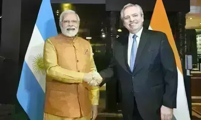 प्रधानमंत्री मोदी की म्यूनिख में अर्जेंटीना के राष्ट्रपति से मुलाकात, द्विपक्षीय संबंधों पर चर्चा