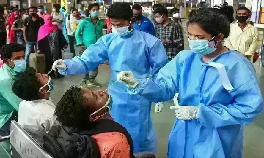 देश में फिर बढ़ी कोरोना मरीजों की संख्या, : 24 घंटे में 16,159 नए मरीज