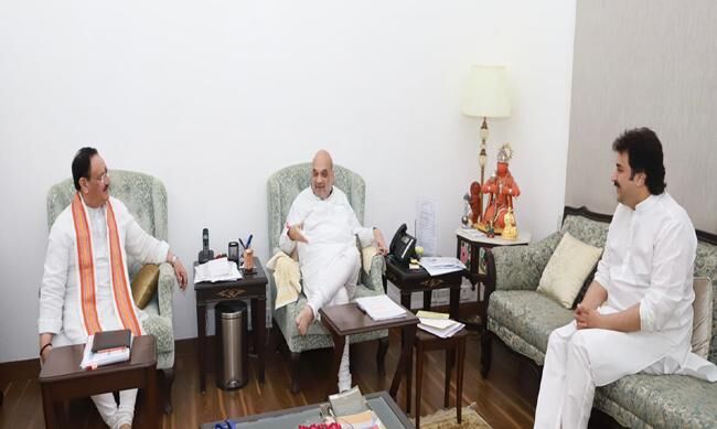 कुलदीप बिश्नोई ने छोड़ी कांग्रेस, अमित शाह से की मुलाकात, भाजपा में होंगे शामिल