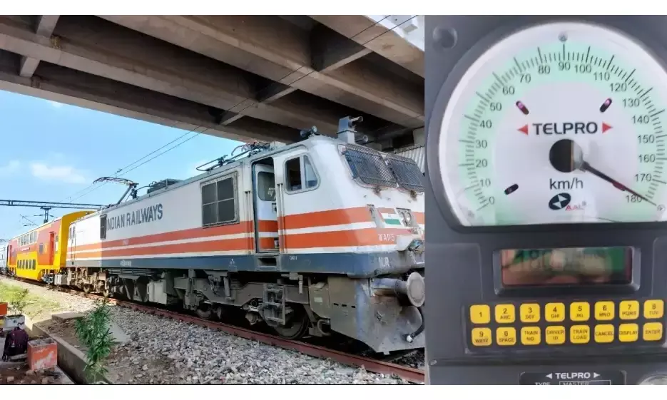 पमरे ने रचा इतिहास, 180 किमी प्रति घण्टे की हाई स्पीड ऑसिलेशन का ट्रायल किया