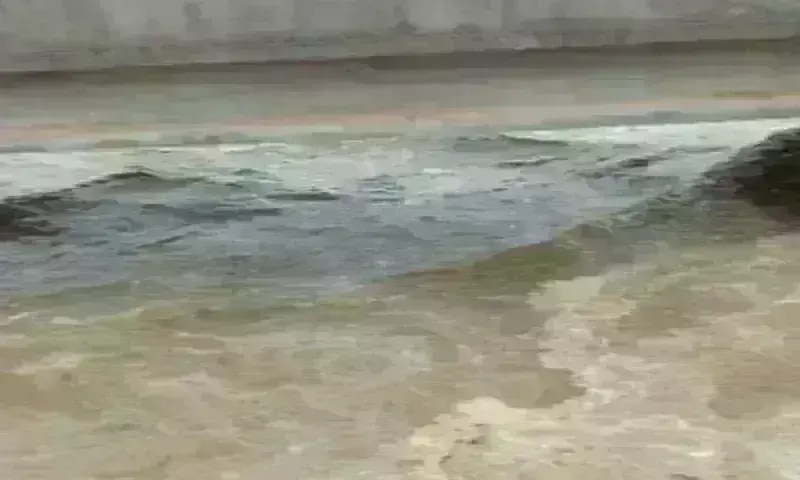 बारिश से उफने नाले, सडक़ों पर भरा दो से तीन फीट पानी, राहगीरों का निकलना हुआ मुश्किल बारिश से उफने नाले, सडक़ों पर भरा दो से तीन फीट पानी, राहगीरों का निकलना हुआ मुश्किल