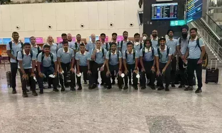 बर्मिंघम रवाना हुई भारतीय पुरुष हॉकी टीम, कॉमनवेल्थ गेम्स में हिस्सा लेगी