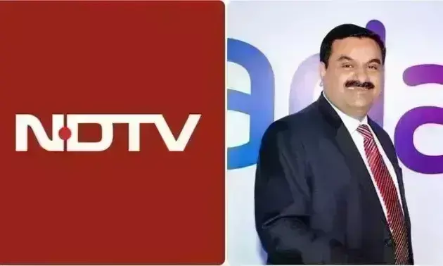 अडाणी ग्रुप की एंट्री के बाद बढ़े NDTV के शेयर, 5 फीसदी का आया उछाल