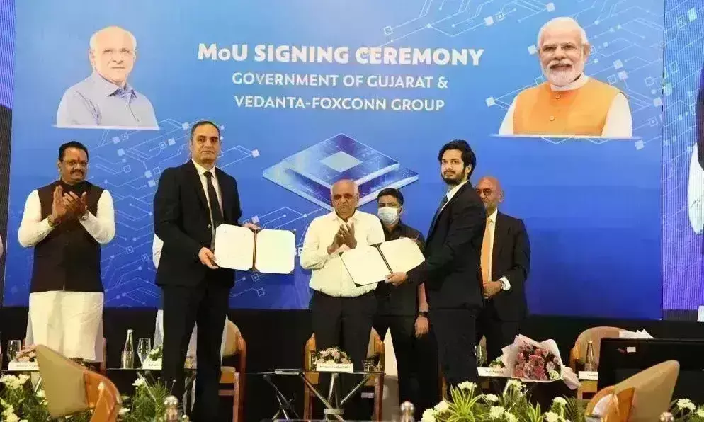 वेदांता-फॉक्सकॉन गुजरात में बनाएगी सेमीकंडक्टर, विदेशों पर खत्म होगी निर्भरता