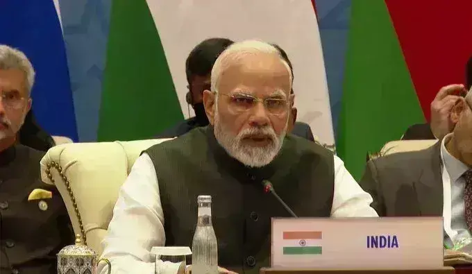 SCO समिट में प्रधानमंत्री ने कहा- तेजी से बढ़ रही भारत की अर्थव्यवस्था,  70 हजार से अधिक स्टार्ट-अप, 100 से ज्यादा यूनिकॉर्न