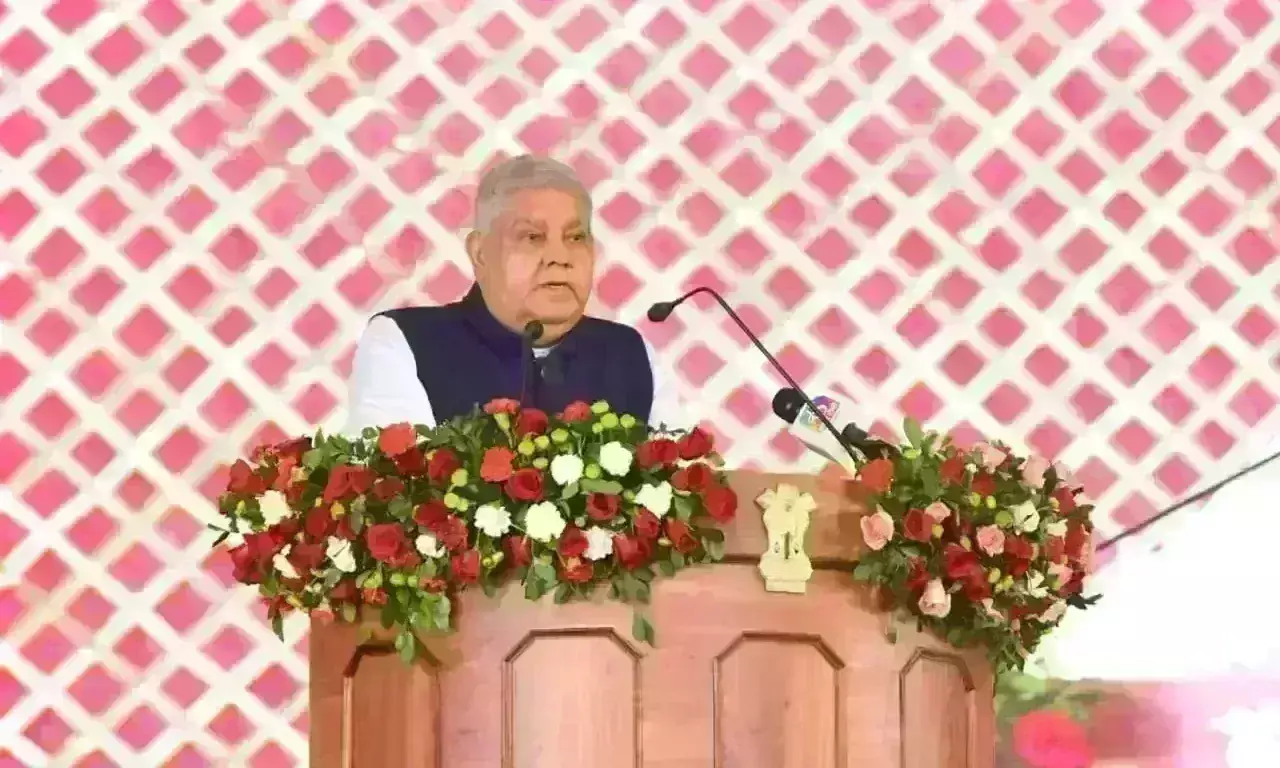 उपराष्ट्रपति जगदीप धनखड़ ने किया लोकमंथन का उद्घाटन, कहा - संवाद, वाद-विवाद और चर्चा शासन की आत्मा है