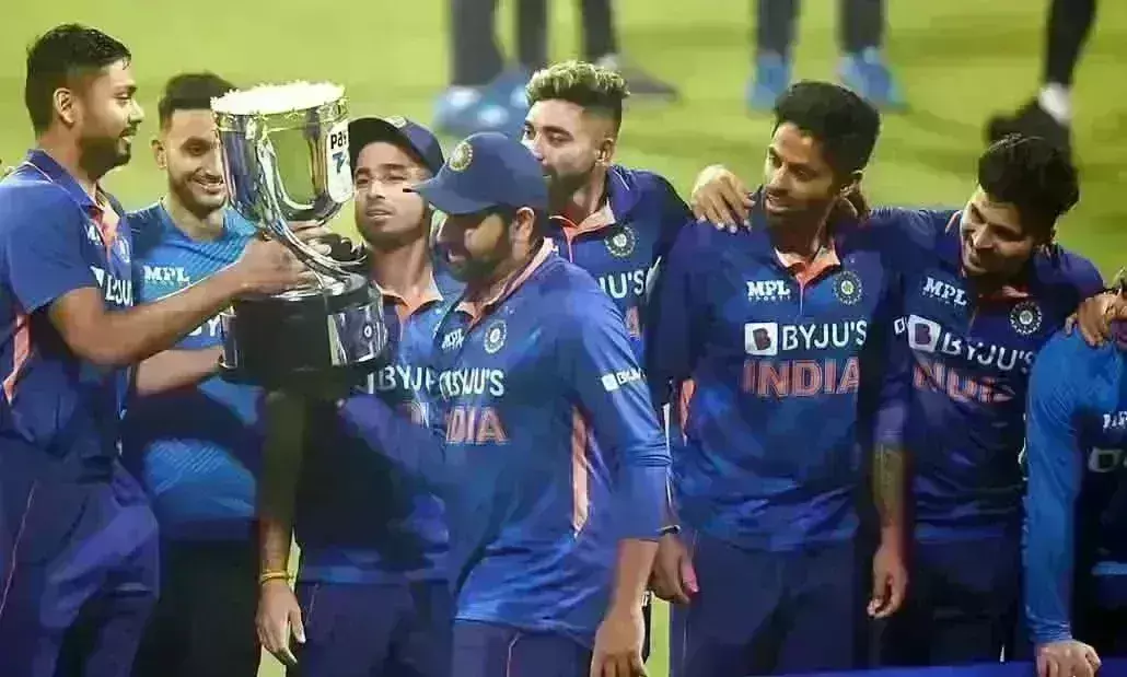 ICC T-20 रैंकिंग में टीम इंडिया टॉप पर, ऑस्ट्रेलिया को हुआ नुकसान, इंग्लैंड-पाकिस्तान भी फिसले ICC T-20 रैंकिंग में टीम इंडिया टॉप पर, ऑस्ट्रेलिया को हुआ नुकसान, इंग्लैंड-पाकिस्तान भी फिसले
