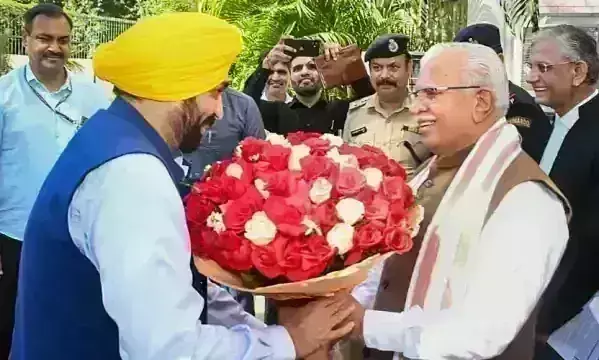 एसवाईएल मुद्दे पर बेनतीजा रही मान -मनोहर की बातचीत, नहीं बनी सहमति