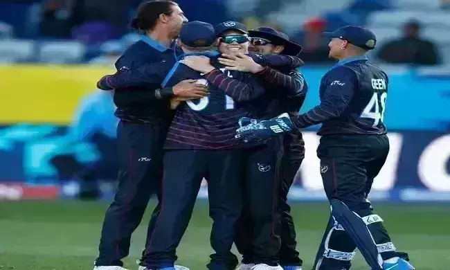 टी-20 वर्ल्ड कप में नामीबिया ने किया बड़ा उलटफेर, श्रीलंका को 55 रनों से हराया