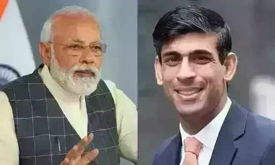 प्रधानमंत्री मोदी ने ब्रिटिश पीएम ऋषि सुनक को दी बधाई, FTA पर हुई चर्चा