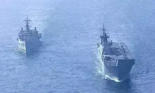 बंगाल की खाड़ी में उतरी भारत और ऑस्ट्रेलिया की नौसेना, किया संयुक्त युद्धाभ्यास