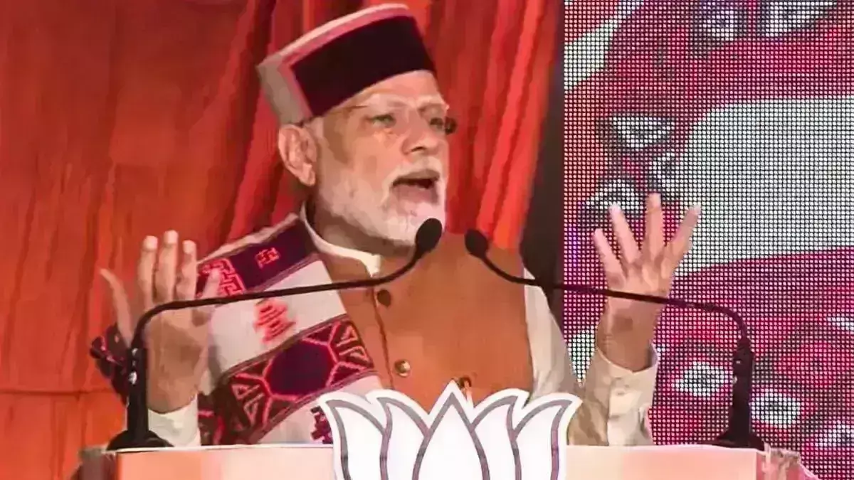 हिमाचल में विपक्ष पर बरसे प्रधानमंत्री, कहा - कांग्रेस कभी स्थाई सरकार नहीं दे सकती