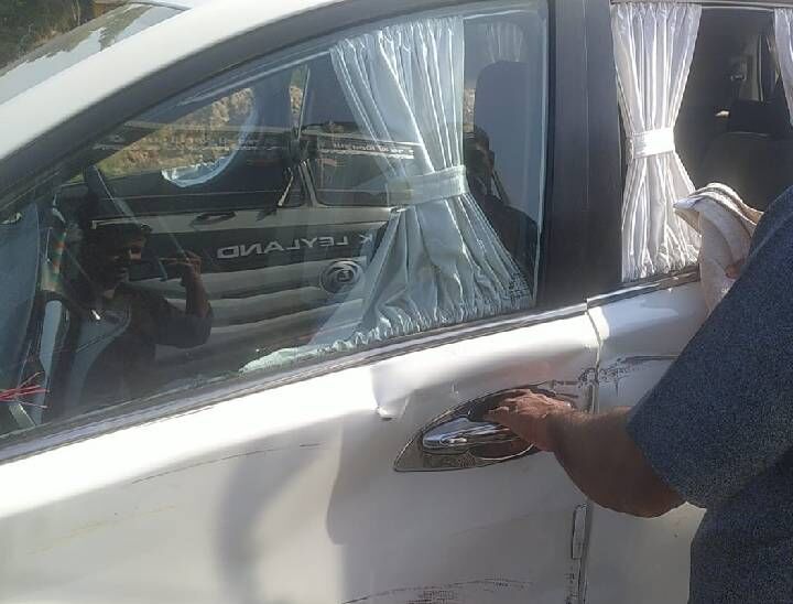 मंत्री विश्वास सारंग की कार को डंपर ने मारी टक्कर,  बाल-बाल बचे