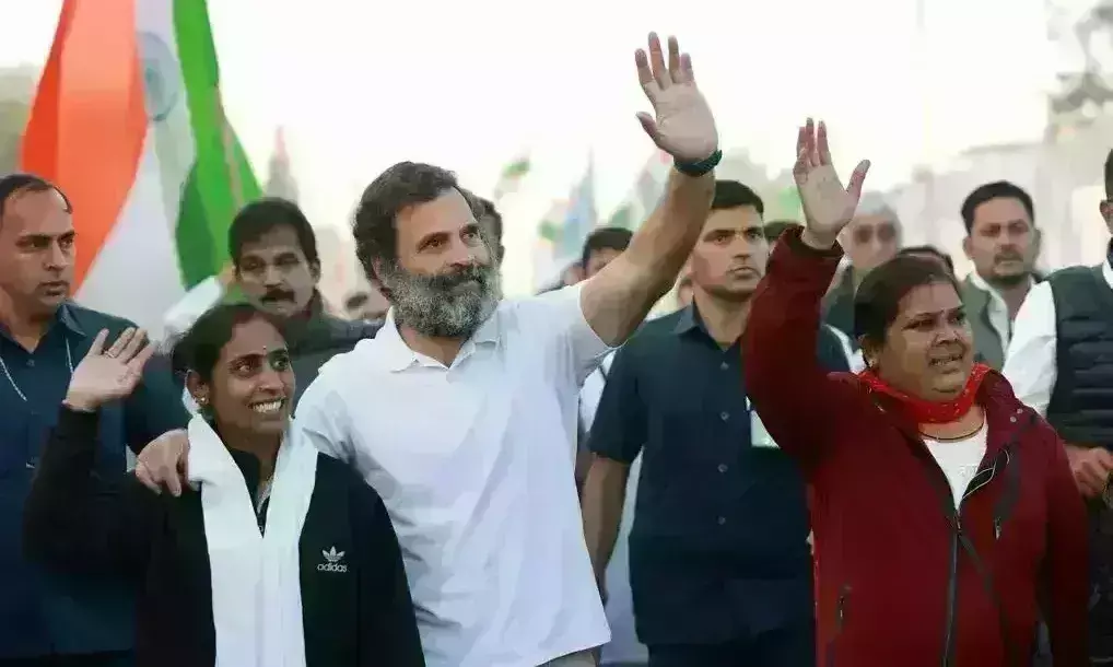 भारत जोड़ो यात्रा में देश विरोधी नारों पर एक्शन, कांग्रेस नेताओं पर दर्ज हुआ केस भारत जोड़ो यात्रा में देश विरोधी नारों पर एक्शन, कांग्रेस नेताओं पर दर्ज हुआ केस