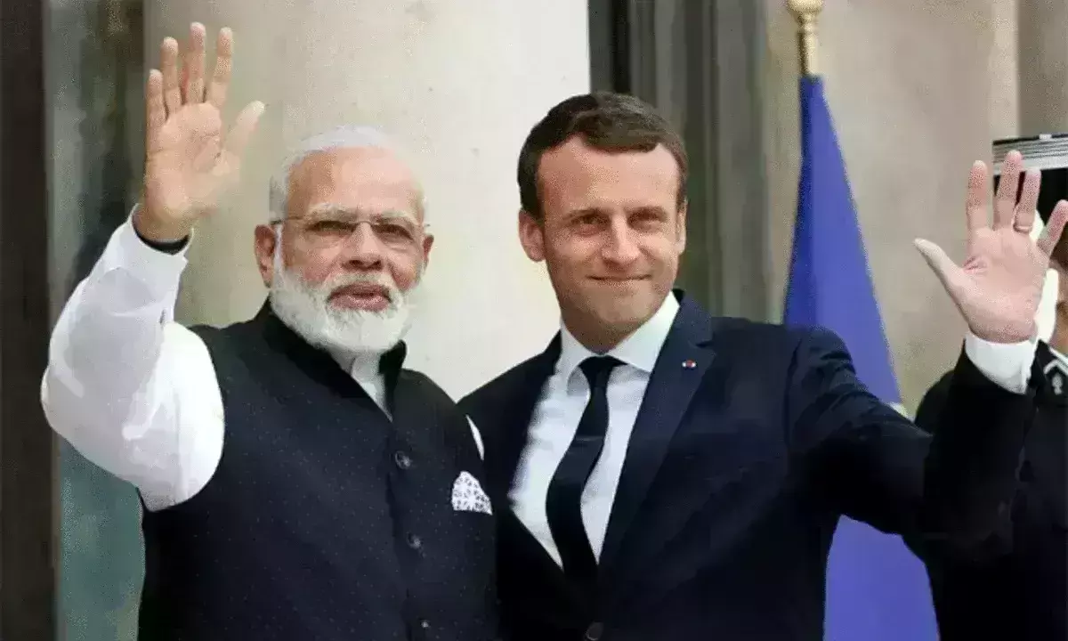 फ़्रांस के राष्ट्रपति ने की प्रधानमंत्री मोदी की तारीफ, कहा - मेरे मित्र शांति के लिए सबको साथ लाएंगे