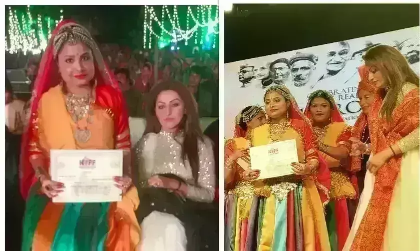 मेघा सोनी ने दी खजुराहो फिल्म फेस्टिवल में प्रस्तुति