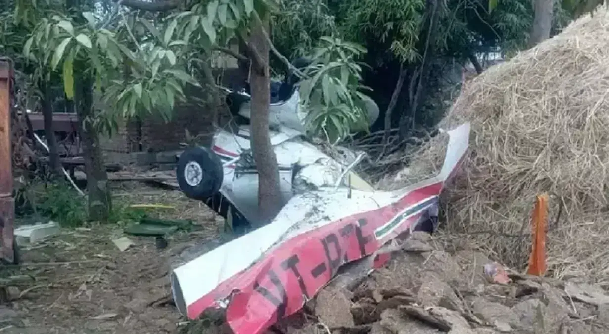 रीवा में एयरक्राफ्ट क्रैश, ट्रेनी पायलट की मौत