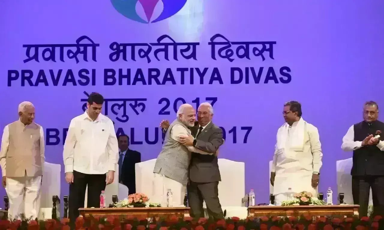 प्रधानमंत्री मोदी पहुंचे इंदौर, प्रवासी भारतीय दिवस सम्मेलन का किया उद्घाटन