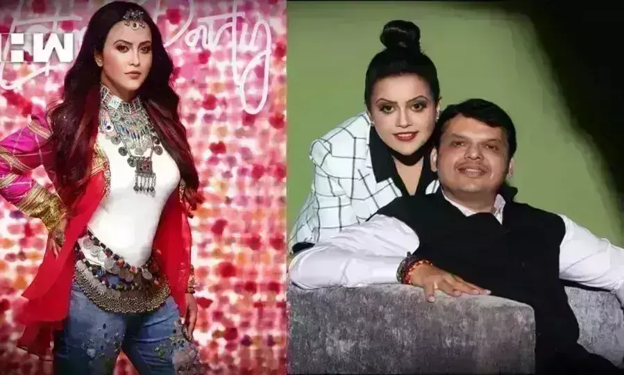 देवेंद्र फडणवीस की पत्नी अमृता मूड बना लिया पर थिरकी, फैंस को दिया ये...चेलेंज