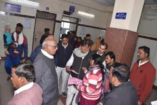 ऊर्जा मंत्री ने सिविल अस्पताल का किया औचक निरीक्षण