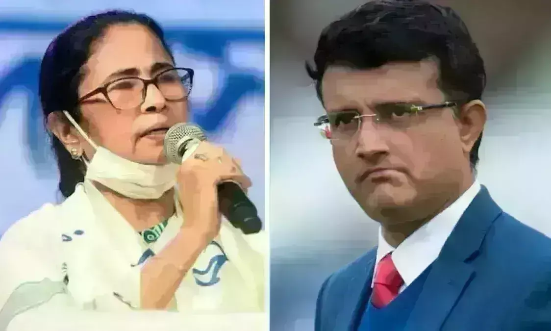 सौरव गांगुली ने मुख्यमंत्री ममता बनर्जी से की मुलाकात, राजनीति में आने की अटकलें तेज सौरव गांगुली ने मुख्यमंत्री ममता बनर्जी से की मुलाकात, राजनीति में आने की अटकलें तेज