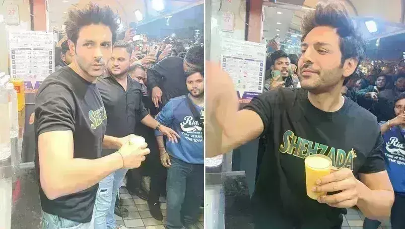 शहजादा की शूटिंग के लिए इंदौर पहुंचे कार्तिक आर्यन, 56 दुकानों पर लिया जायकों का आनंद