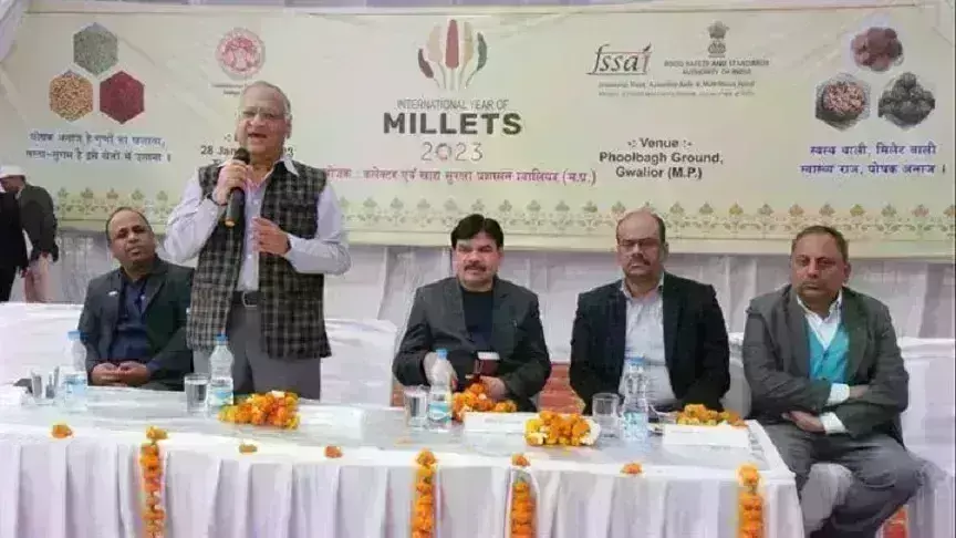 सांसद शेजवलकर ने किया मिलेट्स मेले का शुभारंभ, कहा - हमारे भोजन में पोषण तत्वों का होना चाहिए भरपूर मात्रा में समावेश
