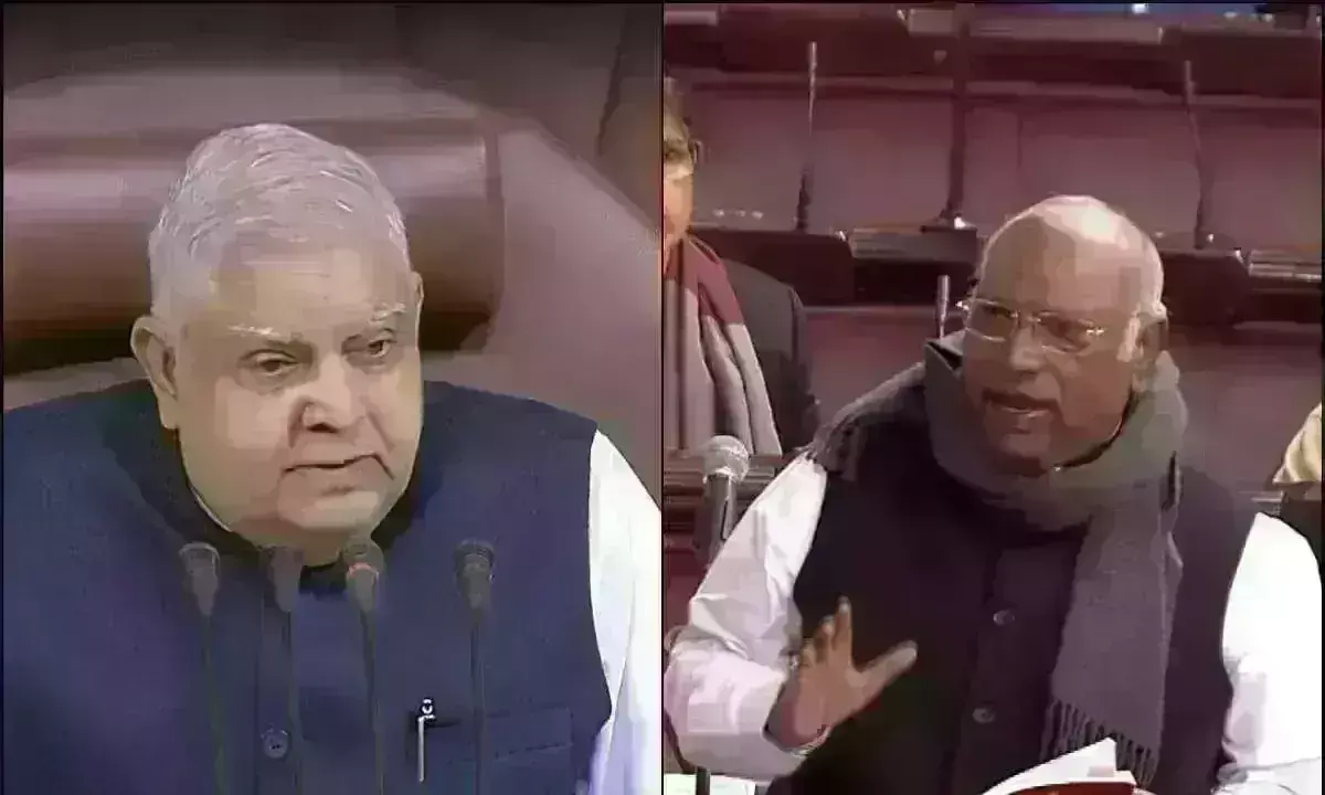 राज्यसभा में बहस के दौरान खड़गे ने कह दी ऐसी बात, प्रधानमंत्री नहीं रोक पाए हंसी, शायराना हुए सभापति