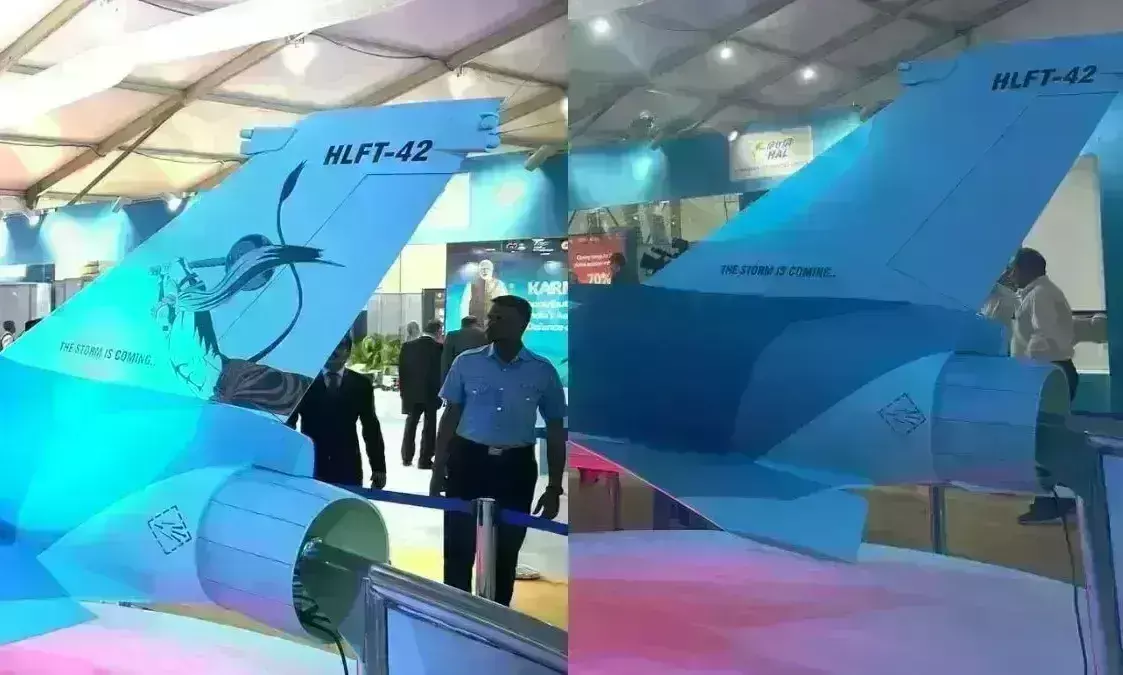 Aero India के दूसरे दिन HLFT-42 एयरक्राफ्ट पर नहीं दिखी बजरंगबली की तस्वीर, ये...है कारण