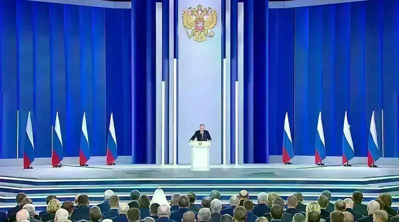 युद्ध की बरसी पर पुतिन ने रूस को किया संबोधित, कहा - नाटो ने यूक्रेन को युद्ध के लिए उकसाया