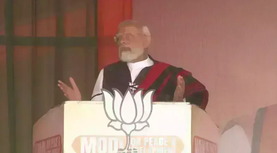 नागालैंड में गरजे प्रधानमंत्री मोदी, कहा- पूर्वोत्तर राज्यों को हम एटीएम नहीं, अष्ट लक्ष्मी मानते हैं