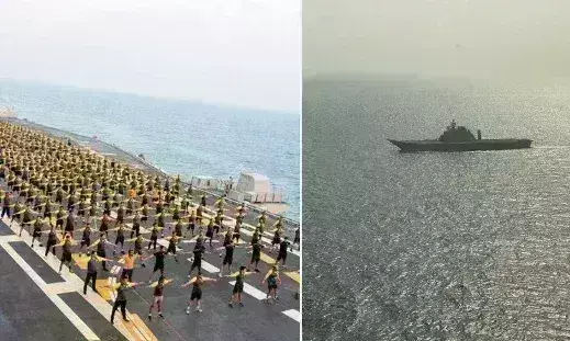 देश की समुद्री सीमाएं सुरक्षित रखने समंदर में उतारा गया आईएनएस विक्रमादित्य