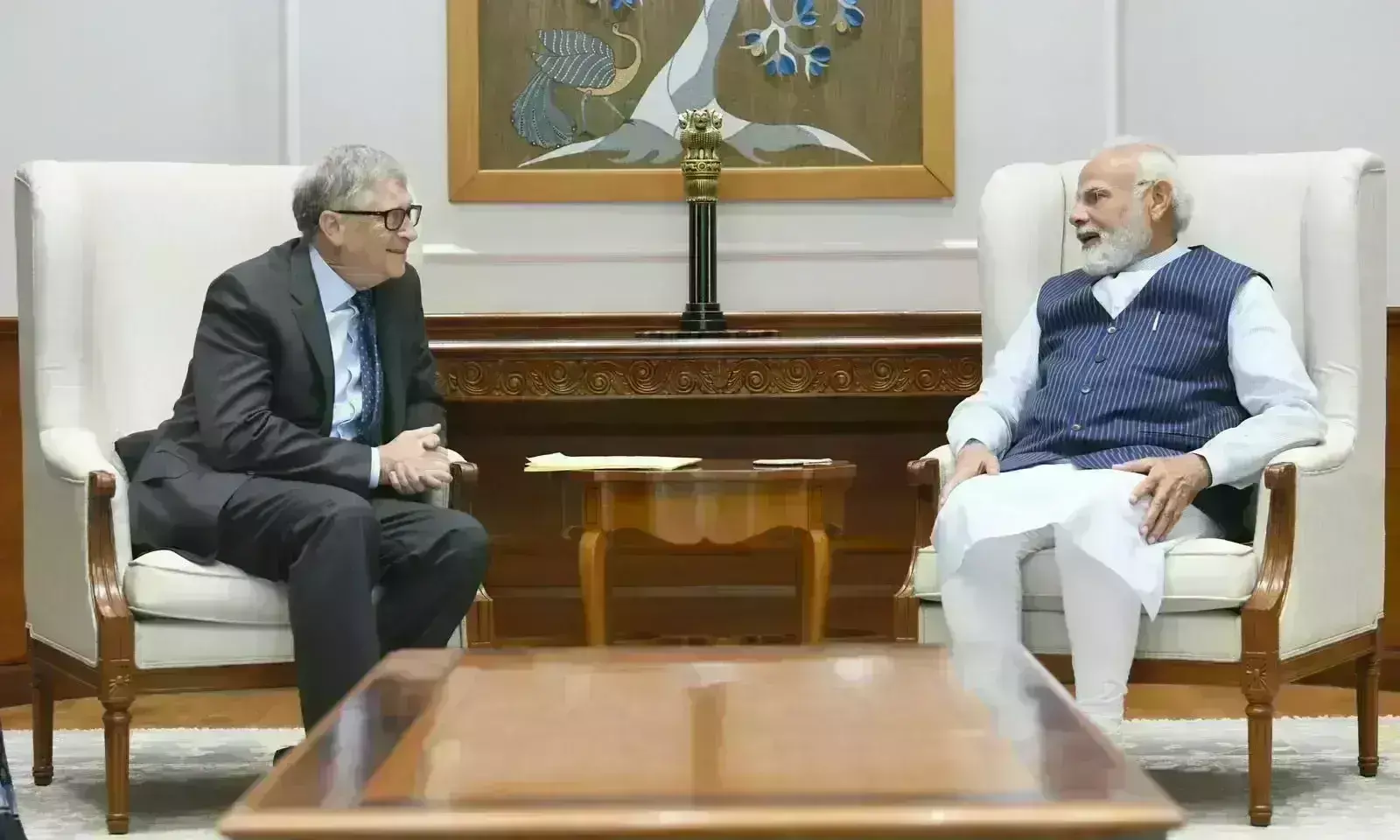 बिल गेट्स ने की प्रधानमंत्री से मुलाकात, कहा- भारत की प्रगति को लेकर पहले से ज्यादा आशावादी