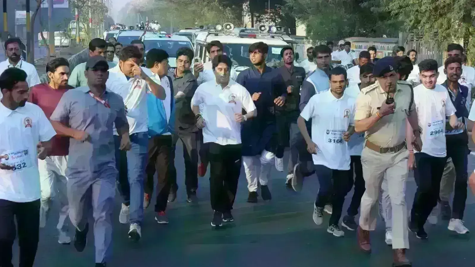 माधवराव की स्मृति में दौड़ा पूरा शहर, ज्योतिरादित्य सिंधिया-महिमा चौधरी ने दिखाई हरी झंडी