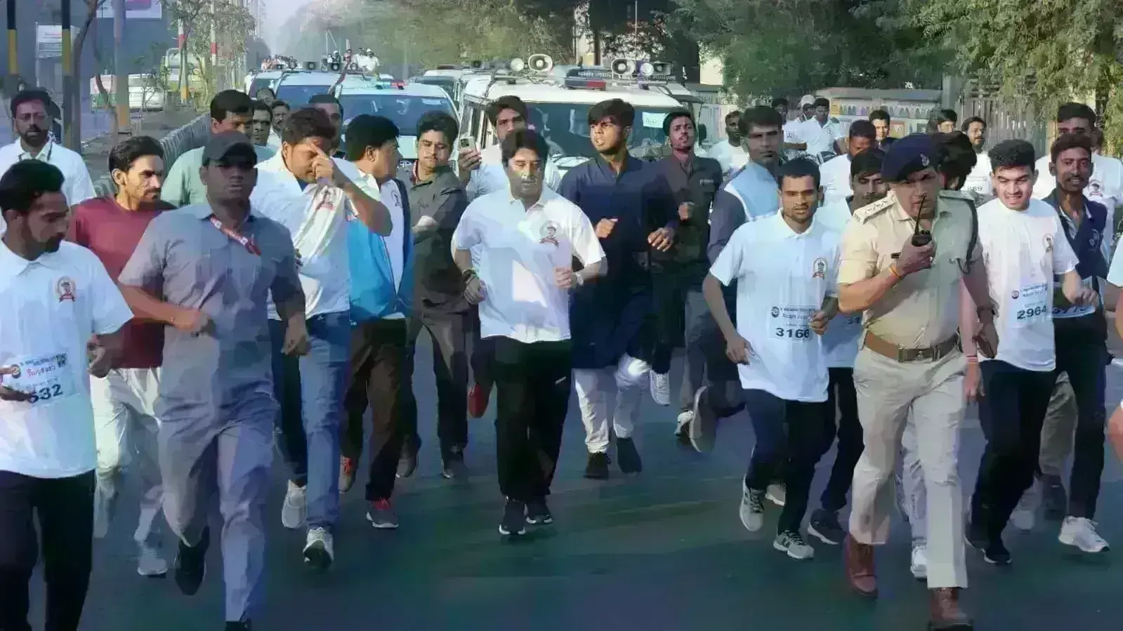 माधवराव की स्मृति में दौड़ा पूरा शहर, ज्योतिरादित्य सिंधिया-महिमा चौधरी ने दिखाई हरी झंडी