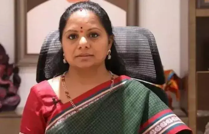 ED ऑफिस पहुंची केसीआर की बेटी के. कविता, दिल्ली शराब घोटाले में पूछताछ शुरू