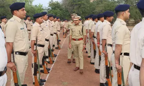 एएसपी ऋषिकेश मीणा ने ली साप्ताहिक परेड की सलामी, पुलिस लाईन का किया निरीक्षण