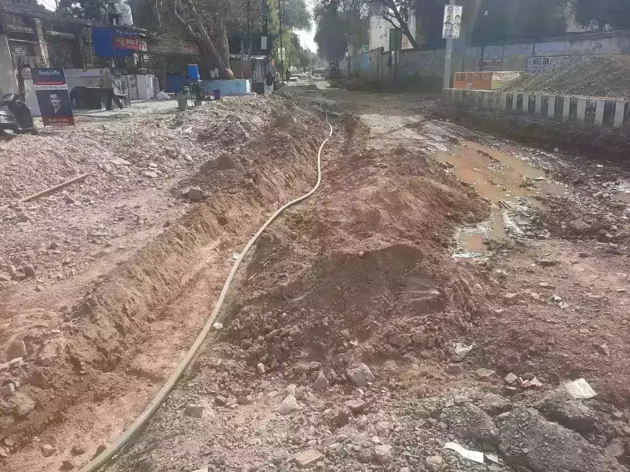 18 माह में बननी थी 15.62 किमी लंबी स्मार्ट रोड, 27 महीने में सिर्फ दो किमी ही बन पाई