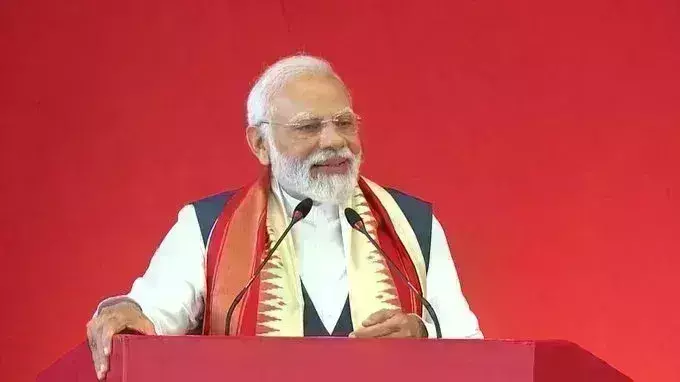 प्रधानमंत्री ने मेडिकल इंस्टीट्यूट का किया उद्घाटन, कहा - भारत विकसित राष्ट्र बनने की राह पर