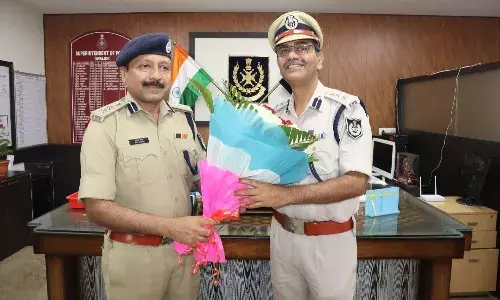 नवागत एसपी राजेश सिंह चंदेल ने एसपी ग्वालियर का किया पदभार ग्रहण