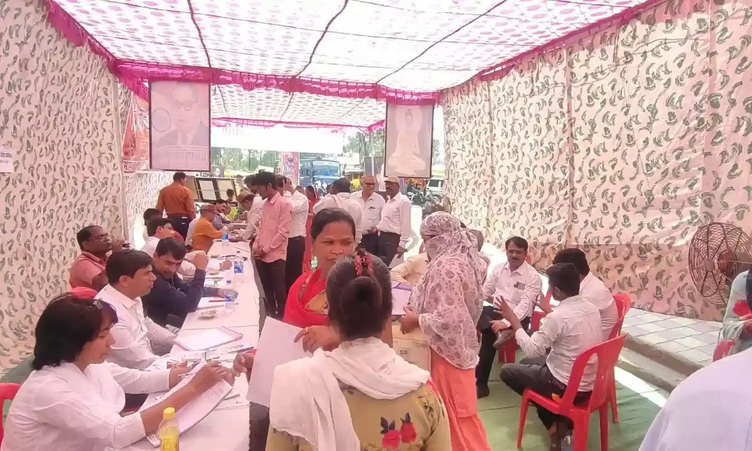 निशुल्क स्वास्थ्य परीक्षण शिविर का हुआ आयोजन, 14 अप्रैल को सयुंक्त जयंती व विशाल रैली