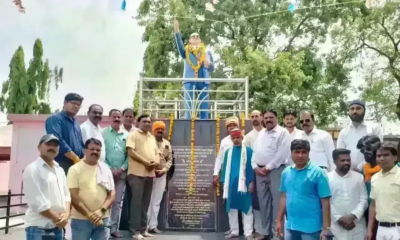 भाजपा कार्यकर्ताओं ने मनाई बाबा साहेब डॉ भीमराव अंबेडकर की जयंती