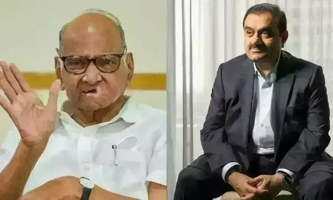 शरद पवार और गौतम अडानी के बीच हुई गुपचुप मुलाकात, चर्चा का माहौल गरमाया