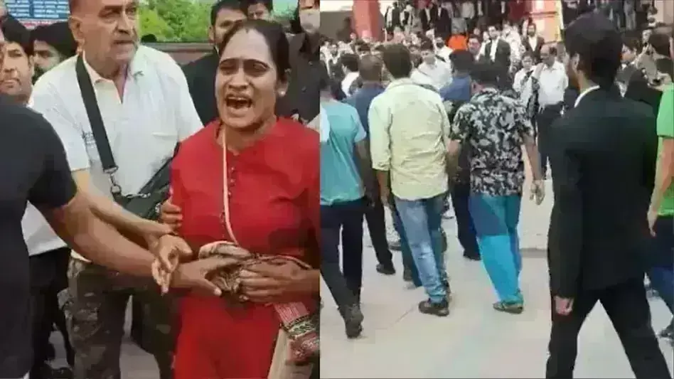 साकेत कोर्ट में फायरिंग, गवाही देने आई महिला को मारी गोली