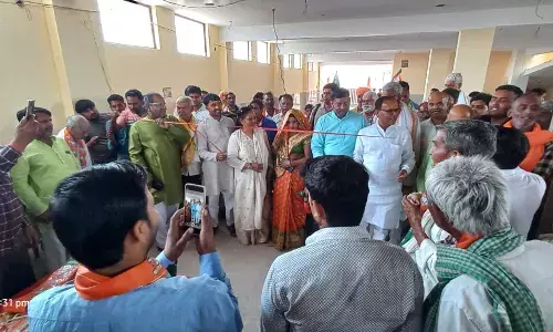 वार्ड नंबर 08 के प्रभारी ने किया भाजपा प्रत्याशी के चुनाव कार्यालय का उद्घाटन