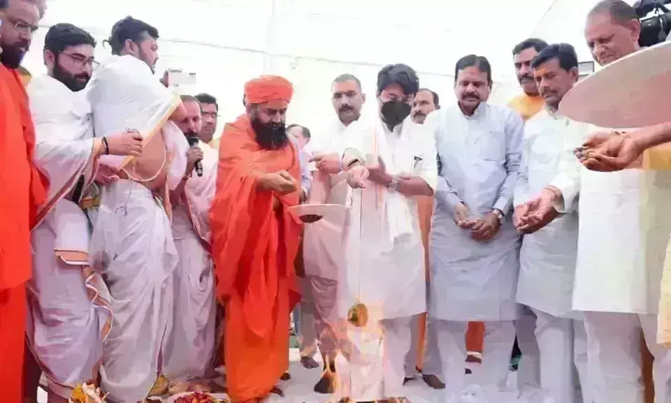 लाल टिपारा गौशाला में बनेगा CNG प्लांट, ज्योतिरादित्य सिंधिया ने किया भूमिपूजन