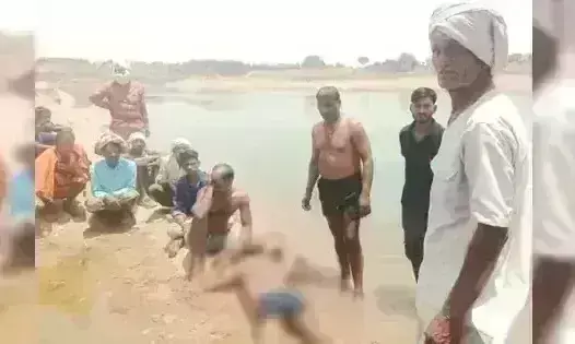 सिंध नदी में नहाने के उतरे तीन किशोर बहे, एक की मौत, दो को बचाया