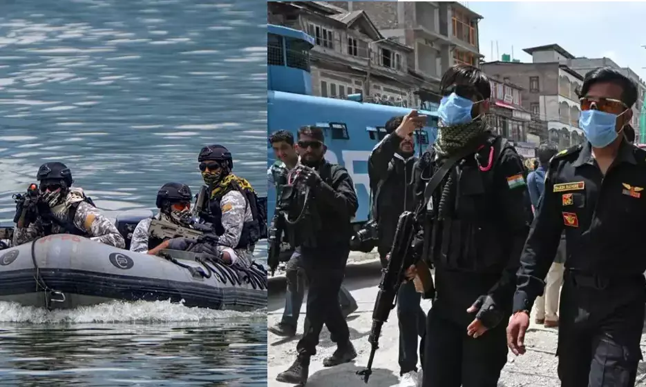 G-20 बैठक से पहले श्रीनगर में बढ़ी सुरक्षा, लाल चौक पर NSG-डल झील में मार्कोस कमांडो तैनात