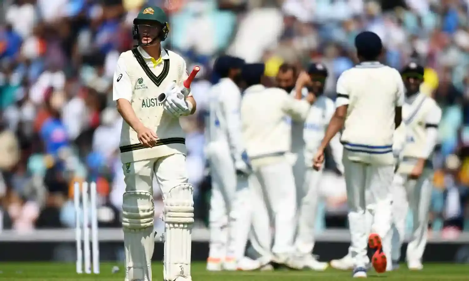 WTC फाइनल : ऑस्ट्रेलिया के 3 विकेट गिरे, स्मिथ-ट्रेविस हेड क्रीज पर